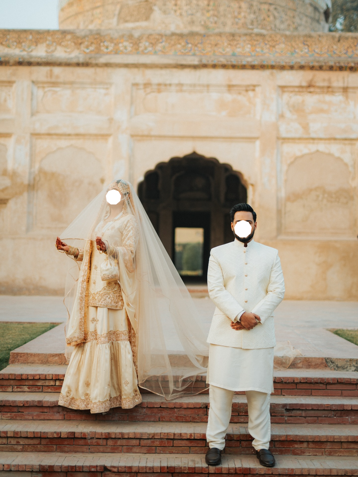 Gold Soft Net Bridal Dupatta with Gold Scatter US